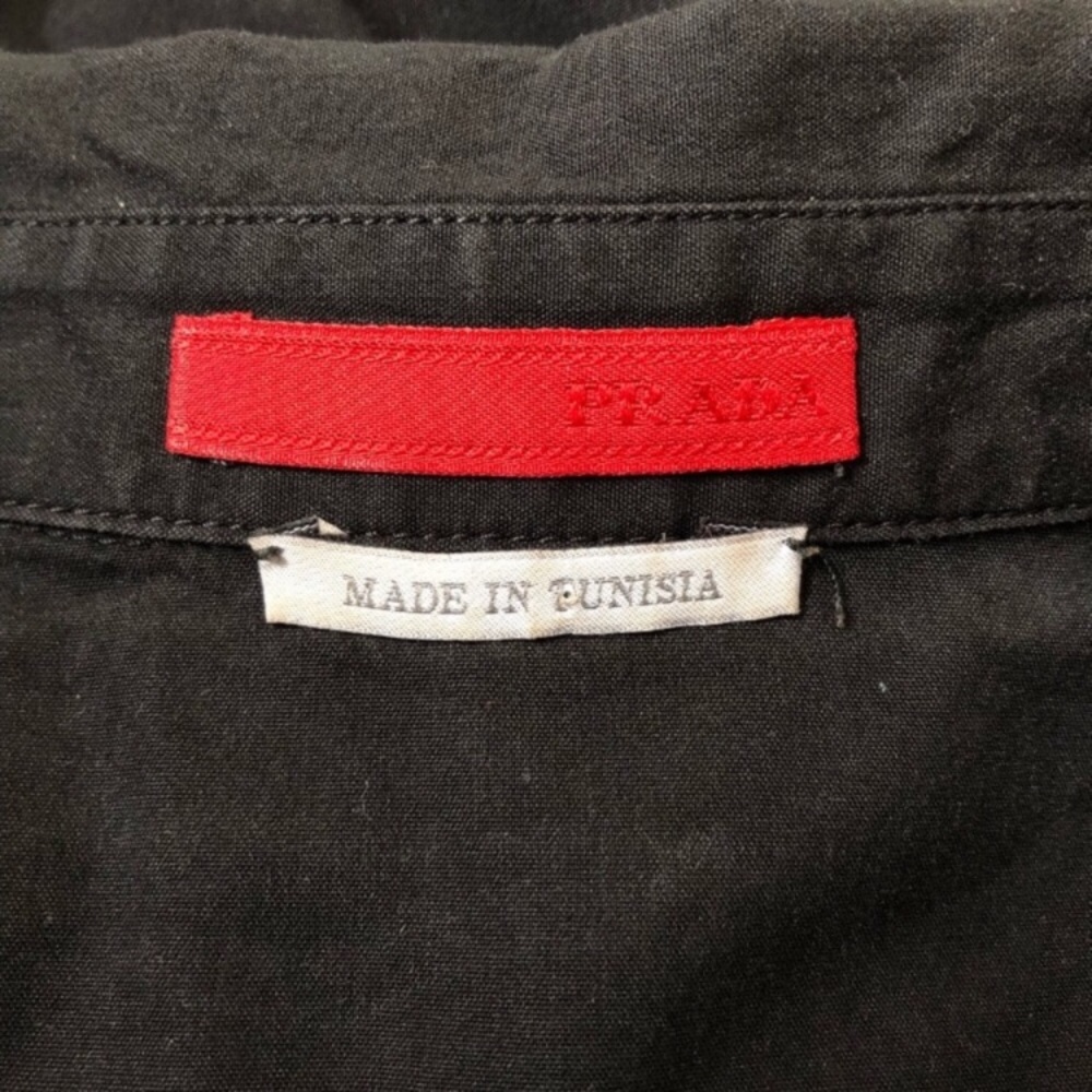 Prada Short Sleeve Cotton Button Down EUC - Picture 5 of 8